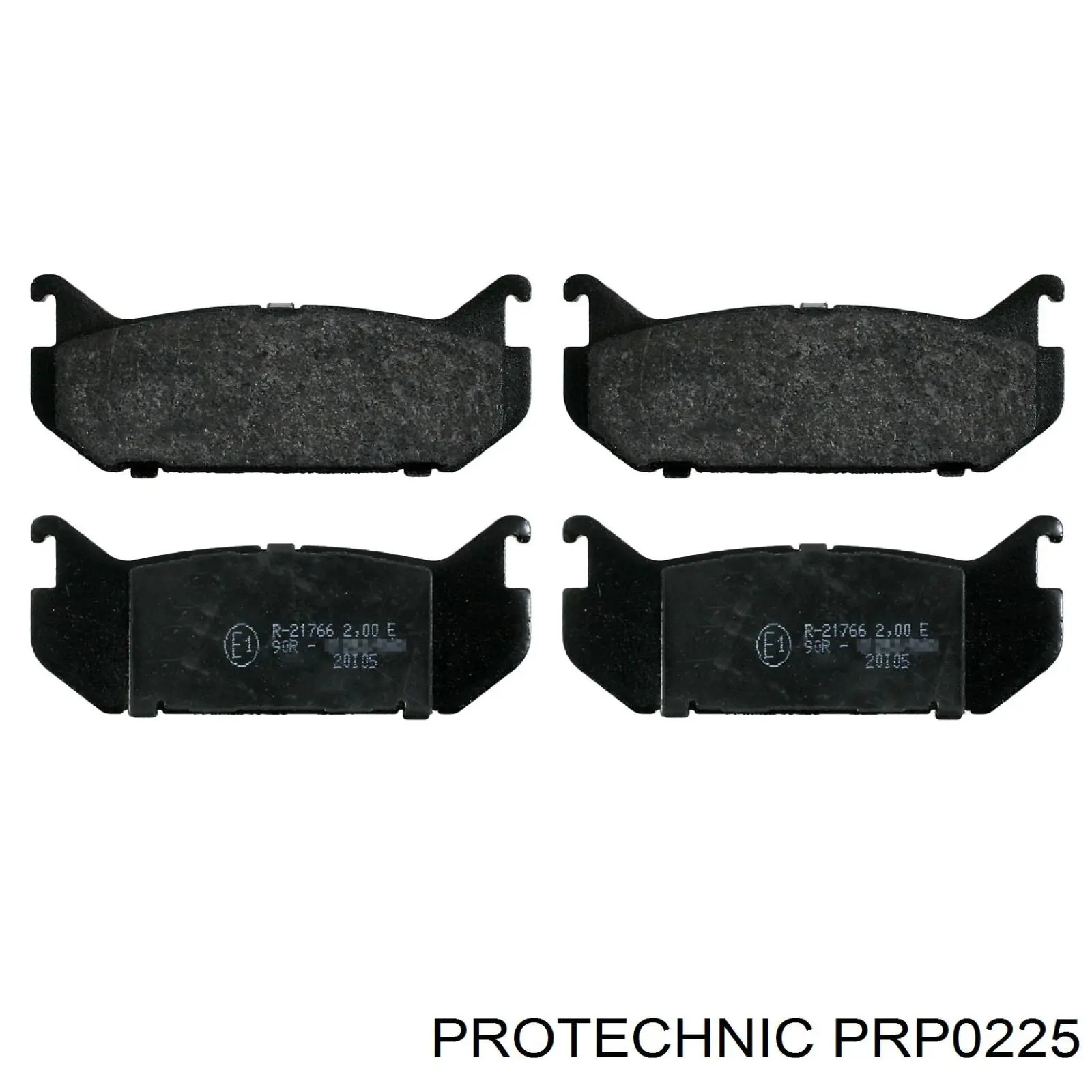 Колодки гальмові задні, дискові PRP0225 Protechnic