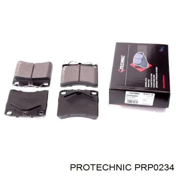 Купити PRP0234 Protechnic Колодки гальмівні передні, дискові