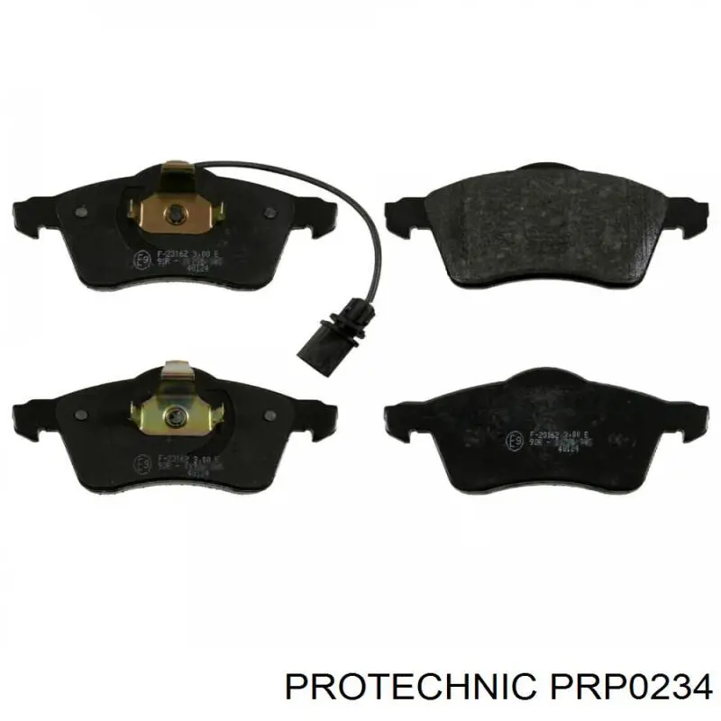 PRP0234 Protechnic колодки гальмівні передні, дискові