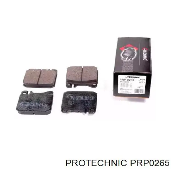 PRP0265 Protechnic колодки гальмівні передні, дискові