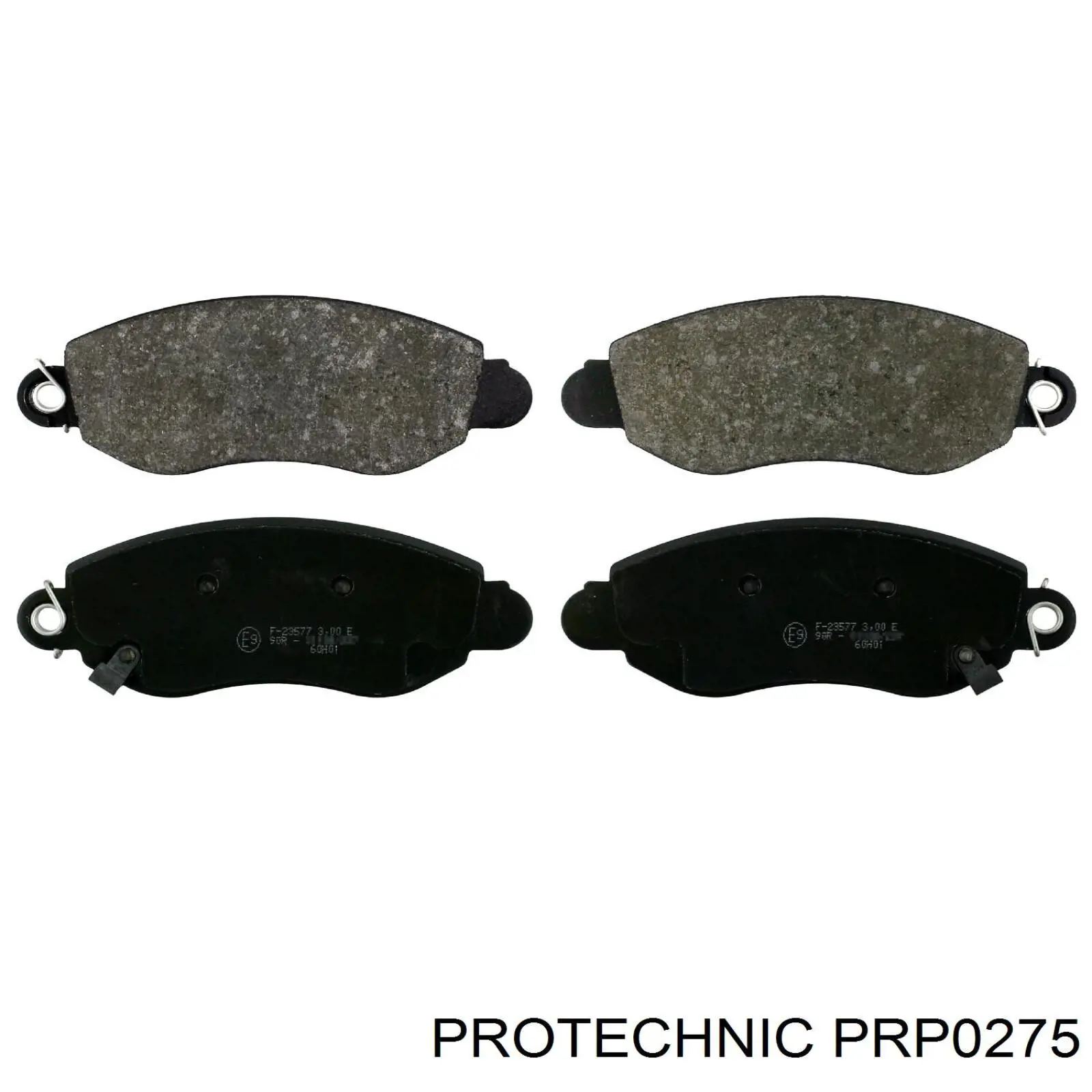 PRP0275 Protechnic колодки гальмівні передні, дискові