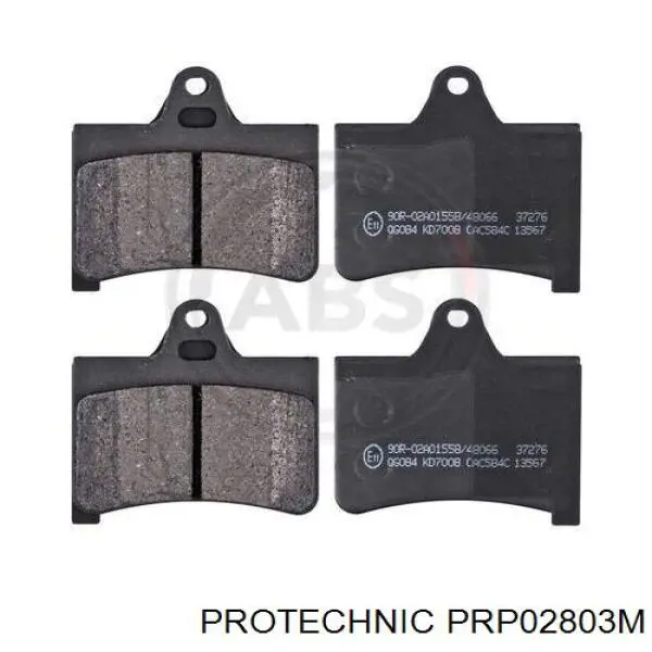 PRP02803M Protechnic колодки гальмові задні, дискові