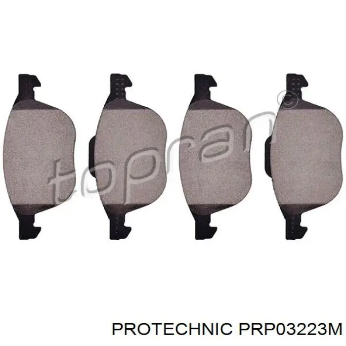 PRP03223M Protechnic колодки гальмівні передні, дискові