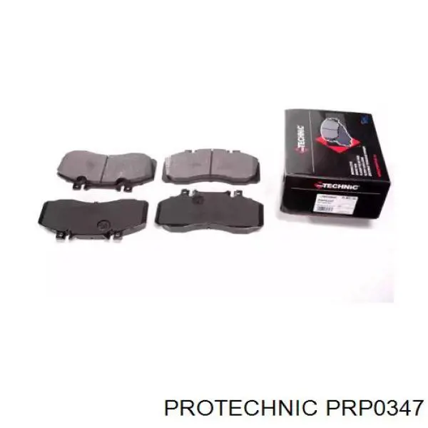 Задні гальмівні колодки Protechnic PRP0347 ціна, від 33.95 USD