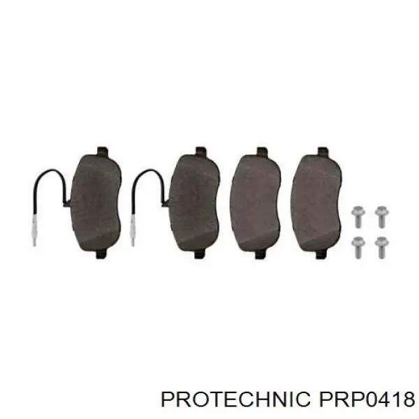 Передні тормозні колодки PRP0418 Protechnic