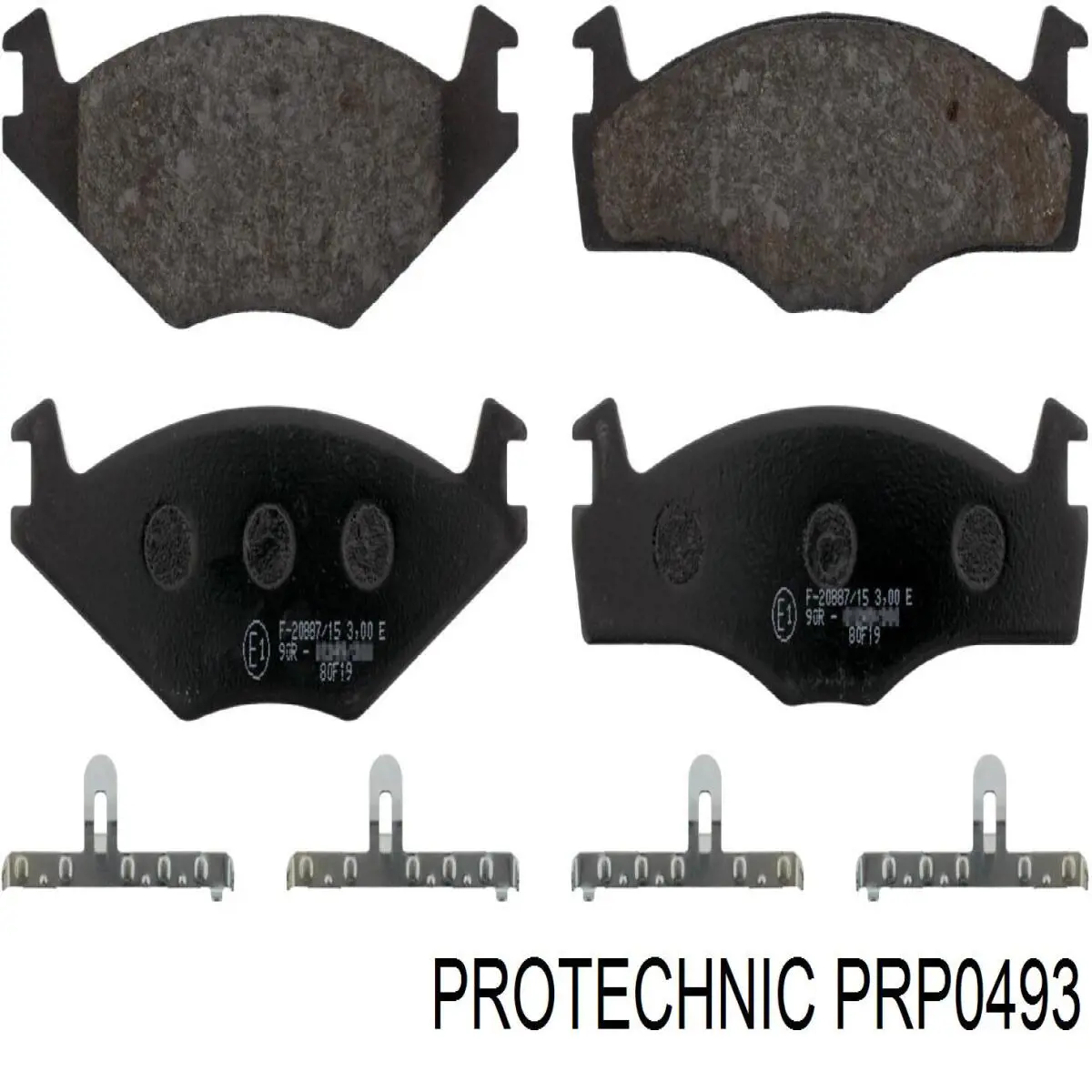 PRP0493 Protechnic колодки гальмівні передні, дискові