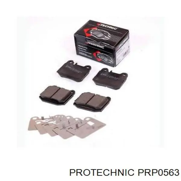 Задні гальмівні колодки Protechnic PRP0563 ціна, від 28.96 USD