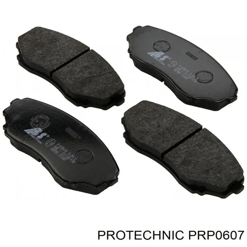 PRP0607 Protechnic колодки гальмівні передні, дискові