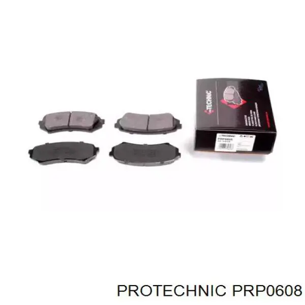 PRP0608 Protechnic колодки гальмові задні, дискові