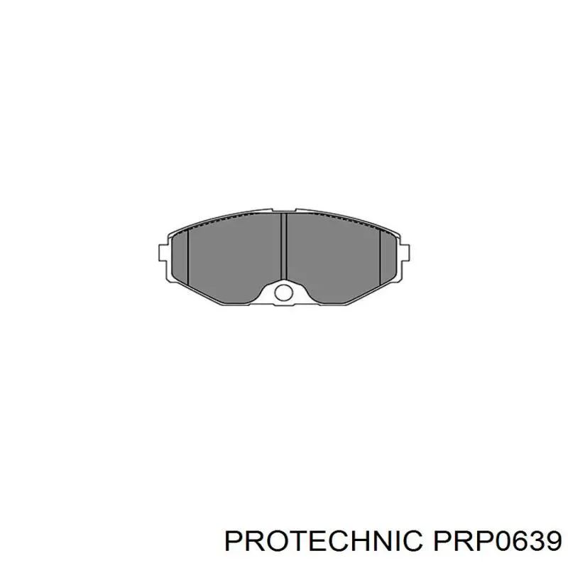 Гальмівні колодки Protechnic PRP0639 ціна, від 22.98 USD