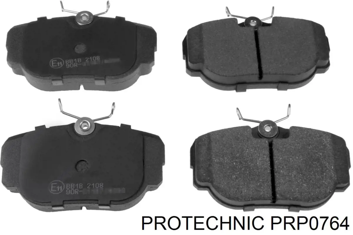Задні гальмівні колодки Protechnic PRP0764 ціна, від 28.35 USD