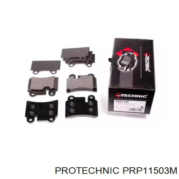 Задні гальмівні колодки PRP11503M Protechnic