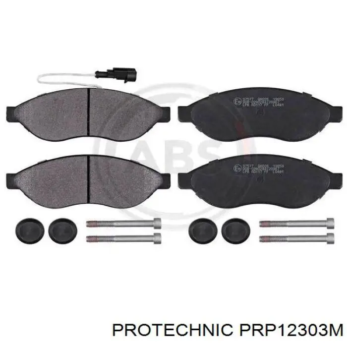 PRP12303M Protechnic Передні гальмівні колодки