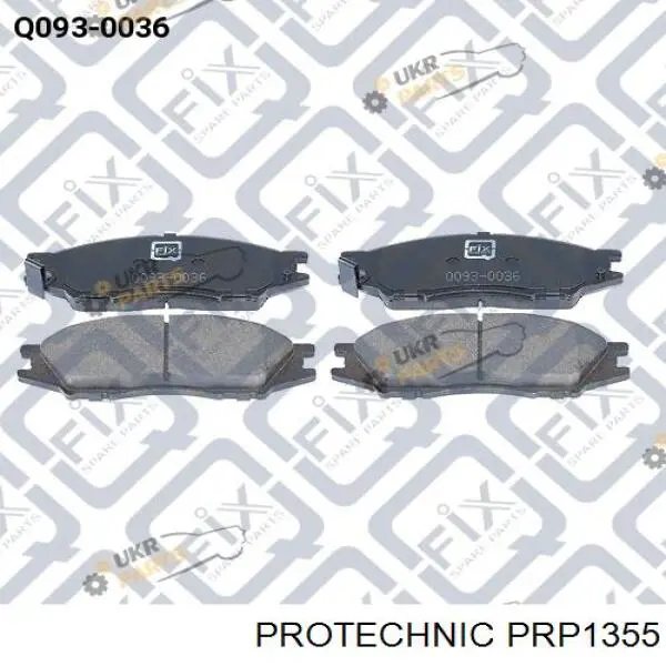 Купити PRP1355 Protechnic Колодки гальмівні передні, дискові