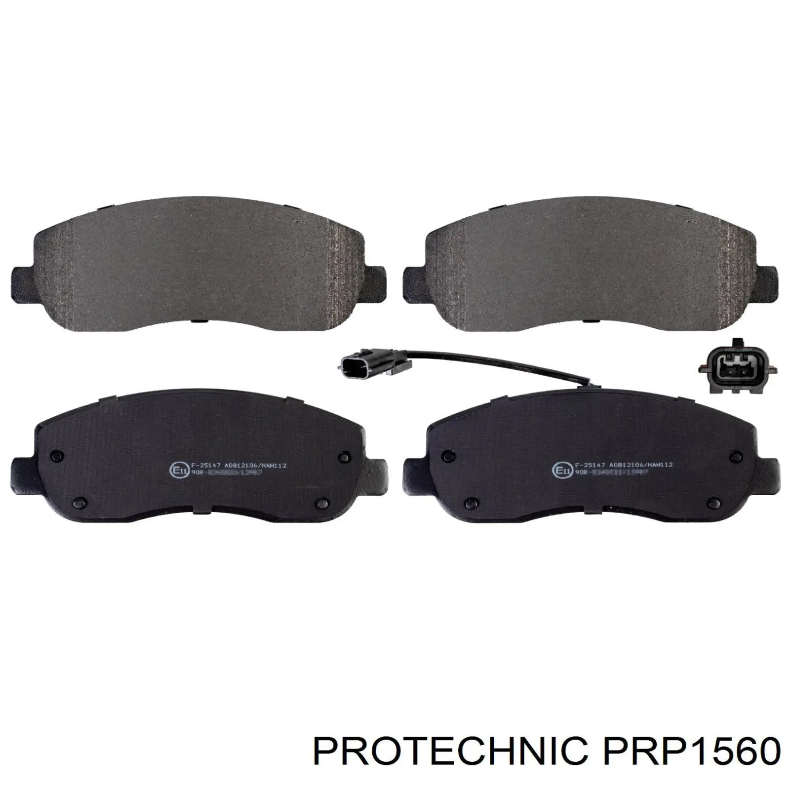 PRP1560 Protechnic колодки гальмівні передні, дискові