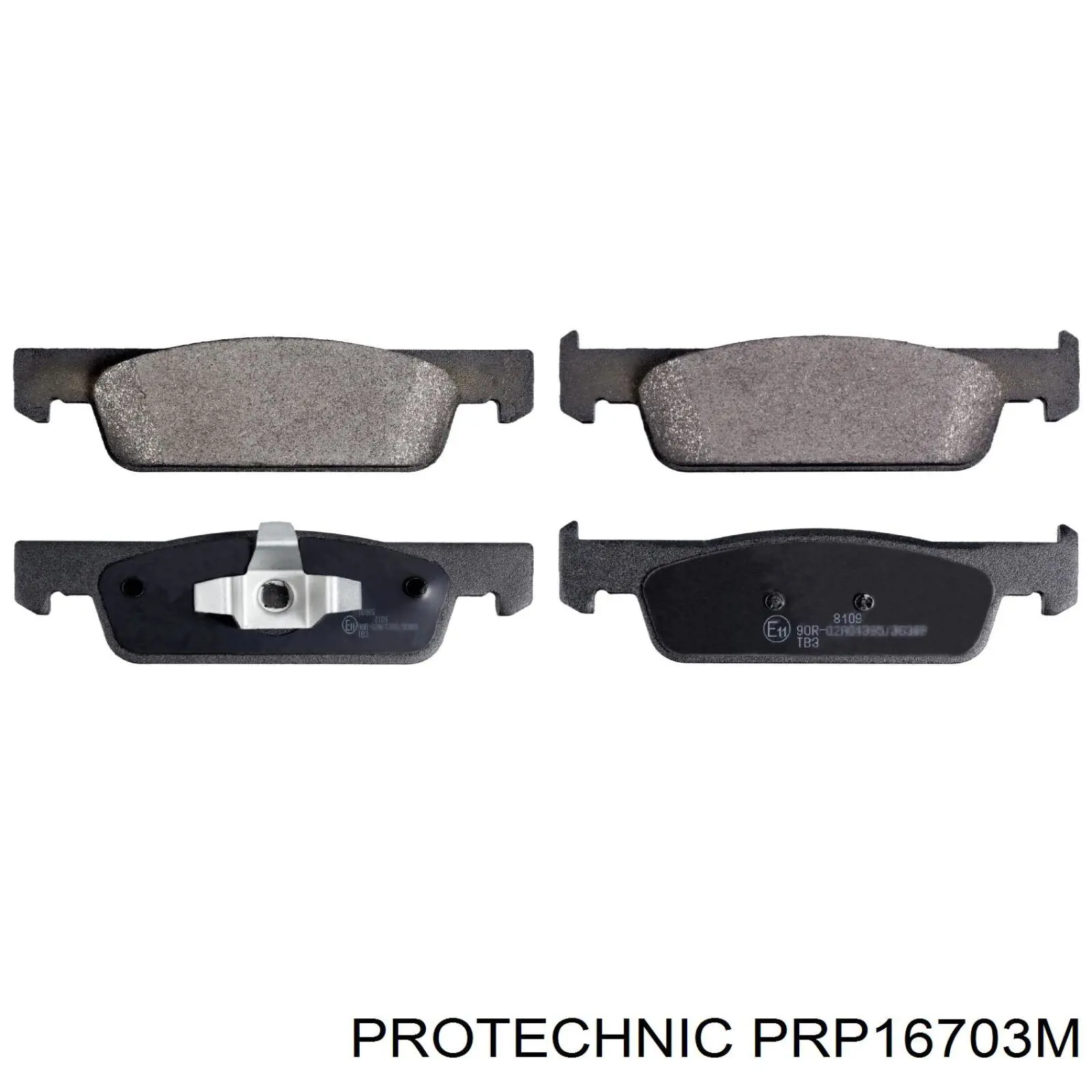 PRP16703M Protechnic колодки гальмівні передні, дискові