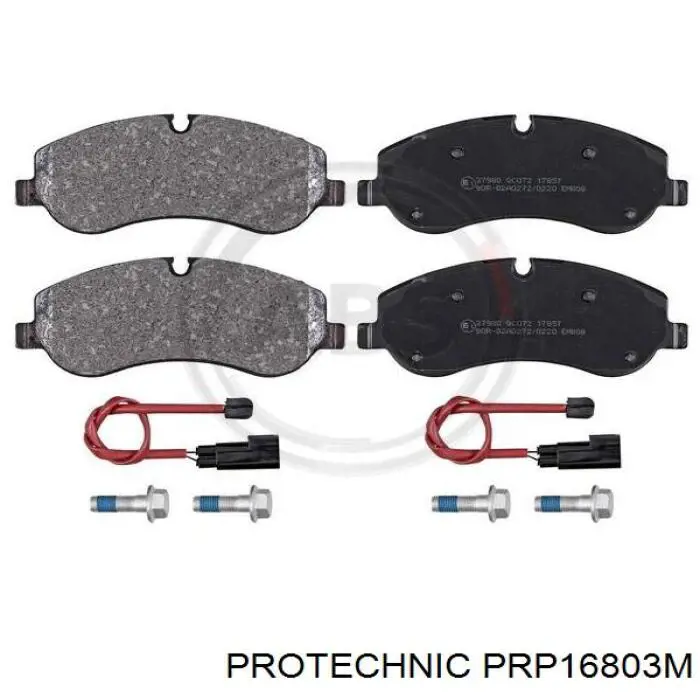 PRP16803M Protechnic колодки гальмівні передні, дискові