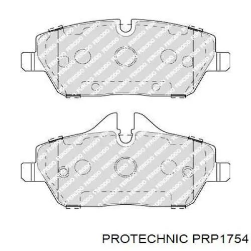 Передні тормозні колодки PRP1754 Protechnic