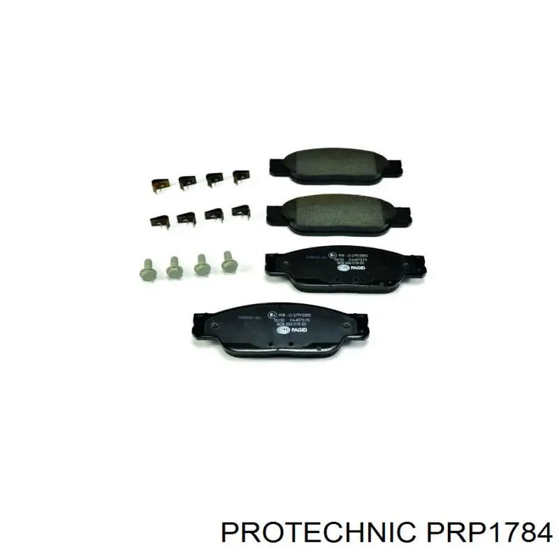 PRP1784 Protechnic колодки гальмівні передні, дискові