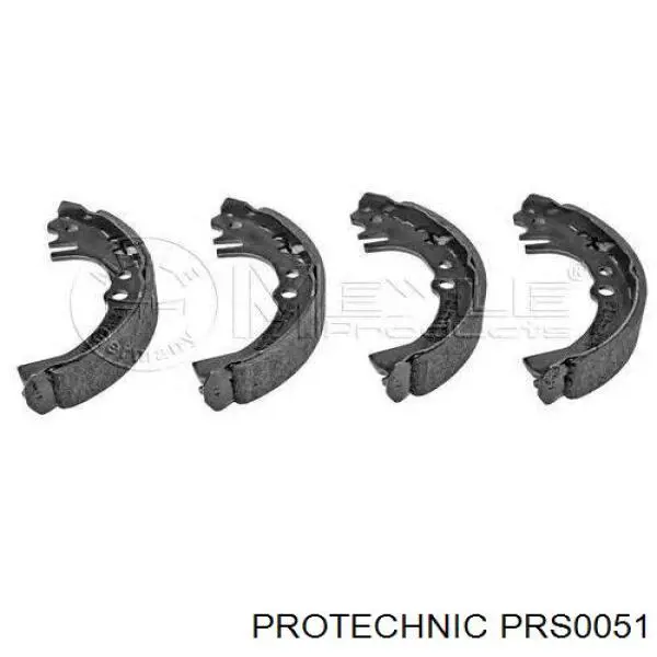Колодки гальмові задні, барабанні PRS0051 Protechnic