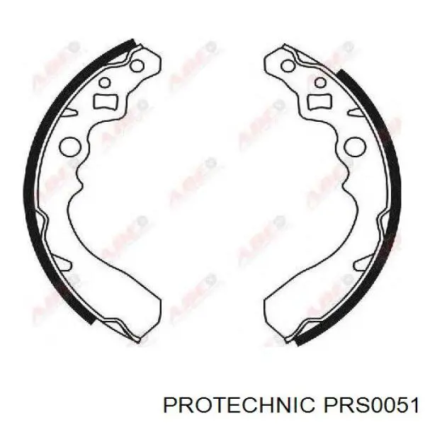 Купити PRS0051 Protechnic Колодки гальмові задні, барабанні