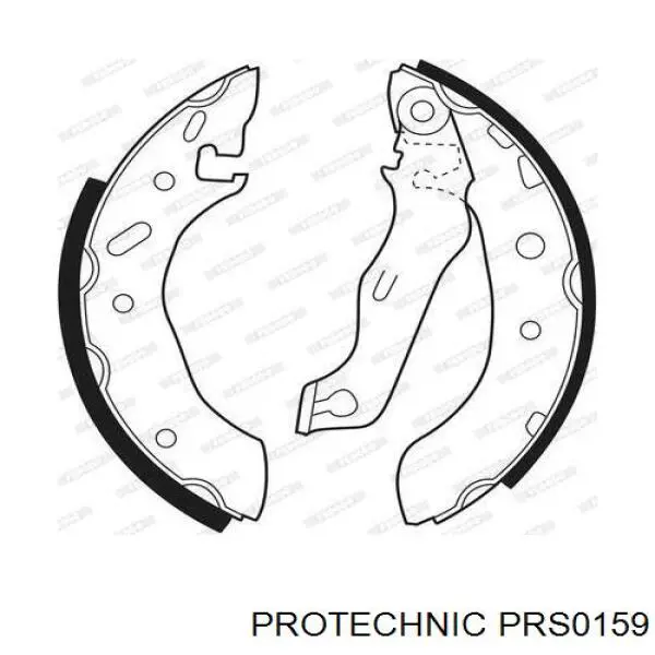 Колодки гальмові задні, барабанні Protechnic PRS0159 ціна, від 15.77 USD