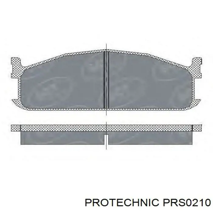Купити PRS0210 Protechnic Колодки гальмові задні, барабанні