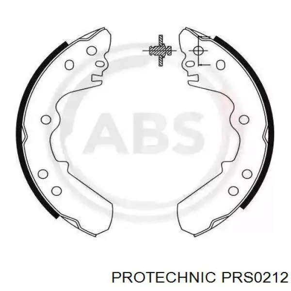 PRS0212 Protechnic Колодки гальмівні задні, барабанні