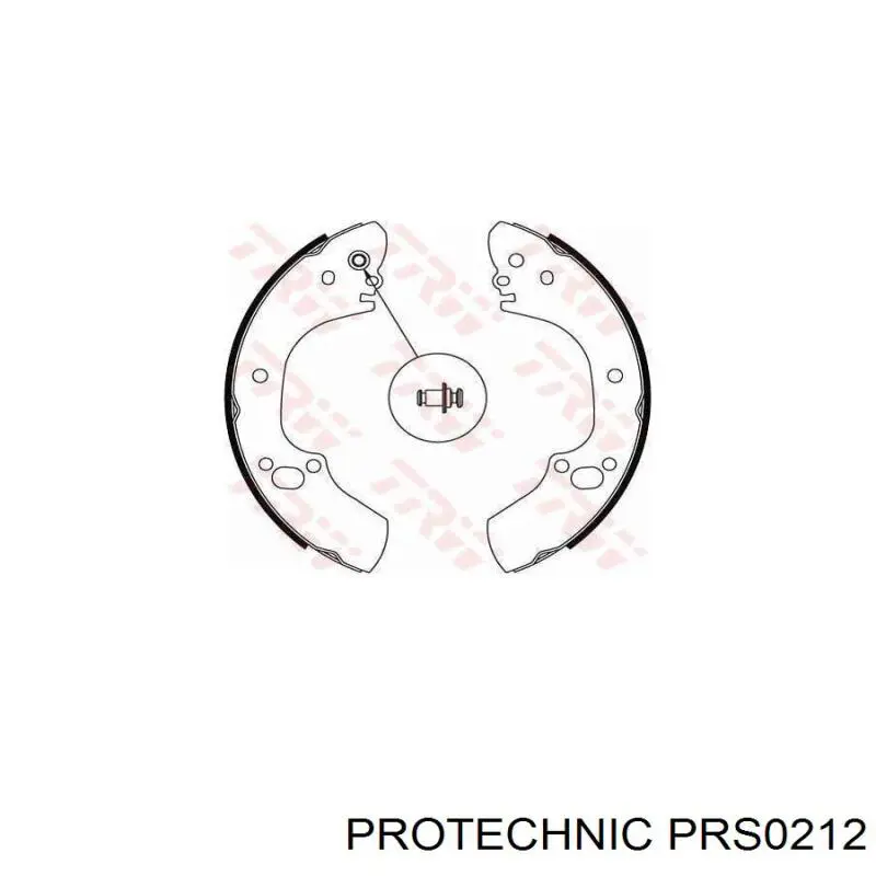 Колодки гальмові задні, барабанні Protechnic PRS0212 ціна, від 33.71 USD