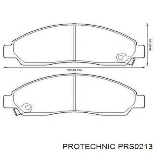 Колодки гальмові задні, барабанні PRS0213 Protechnic