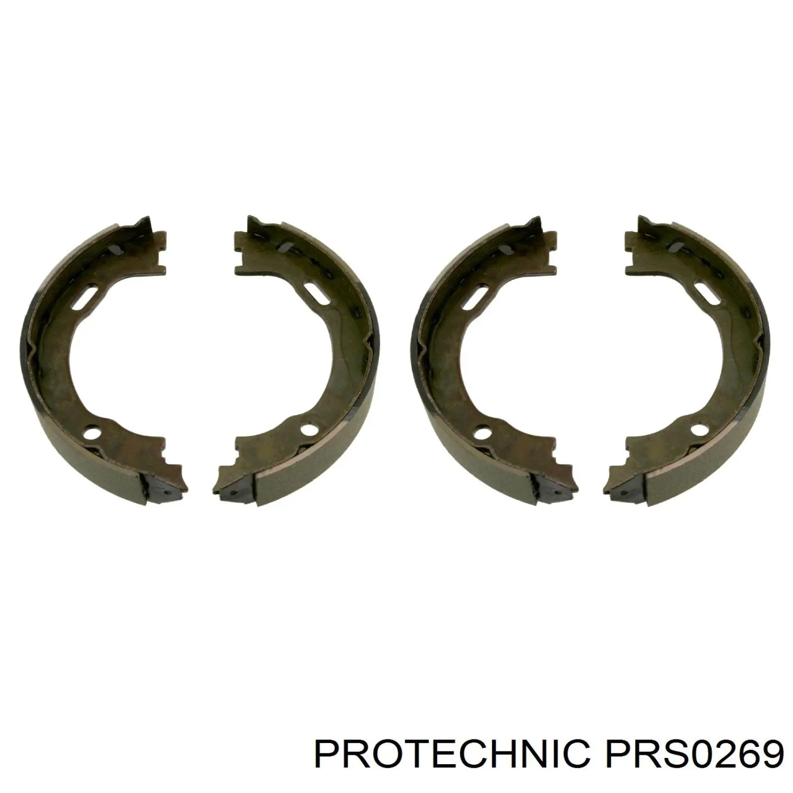 PRS0269 Protechnic колодки ручника/стоянкового гальма