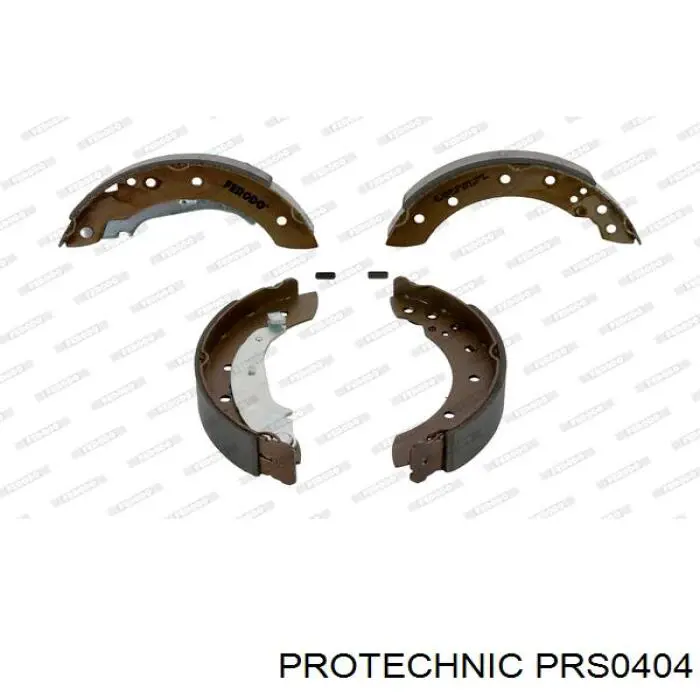 PRS0404 Protechnic Колодки гальмівні задні, барабанні