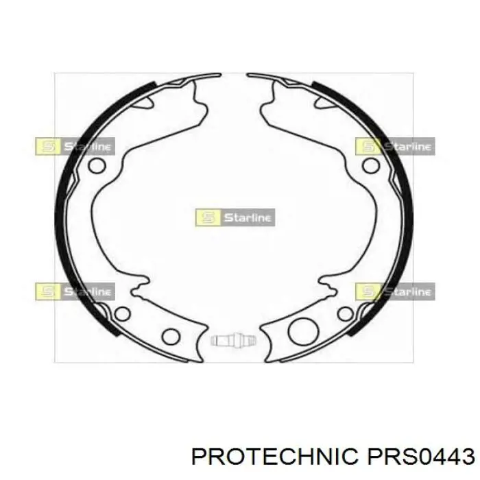 Купити PRS0443 Protechnic Гальмівні колодки гальма стоянки
