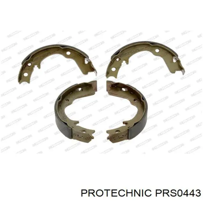 PRS0443 Protechnic колодки ручника/стоянкового гальма