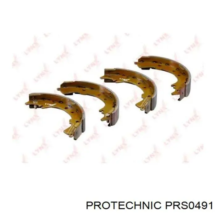 PRS0491 Protechnic Колодки гальмівні задні, барабанні