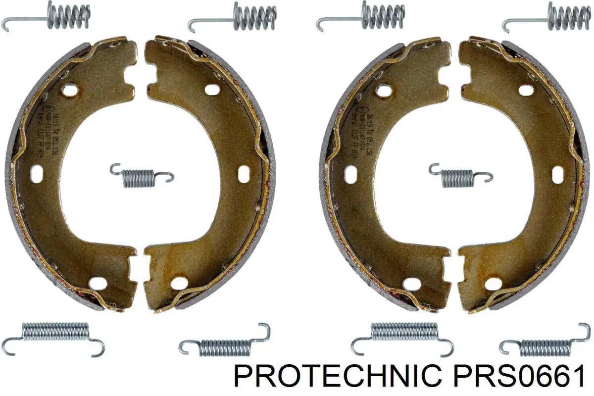 PRS0661 Protechnic колодки ручника/стоянкового гальма