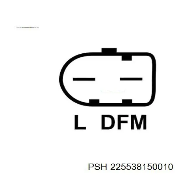 Генератор PSH 225538150010 ціна, від 204.19 USD