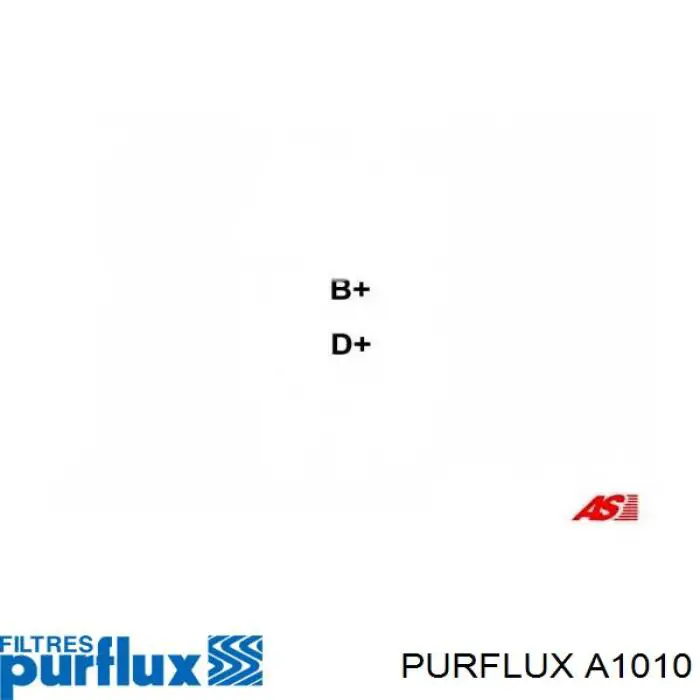 Купити A1010 Purflux Автомобільний фільтр повітря