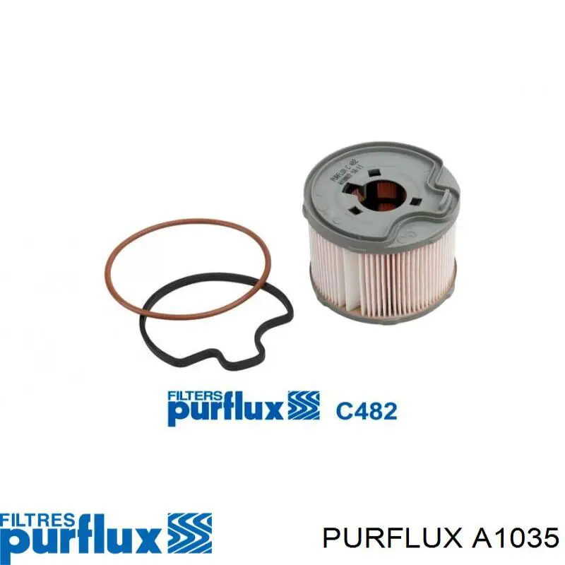 Купити A1035 Purflux Автомобільний фільтр повітря