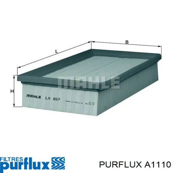 Елемент повітряного фільтра Purflux A1110 ціна, від 4.01 USD