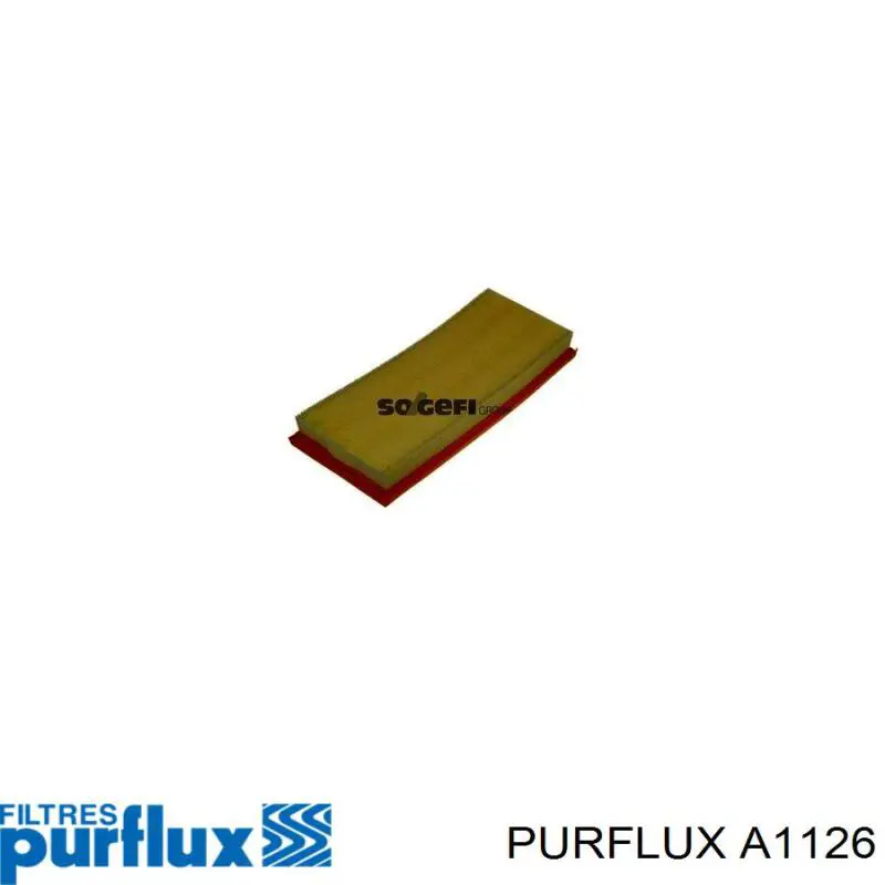 Елемент повітряного фільтра Purflux A1126 ціна, від 4.39 USD