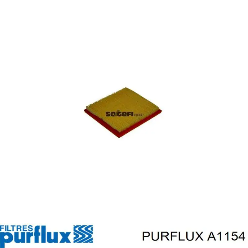 A1154 Purflux Повітряний фільтр двигуна