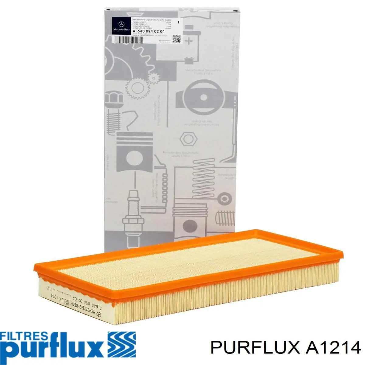 Купити A1214 Purflux Автомобільний фільтр повітря