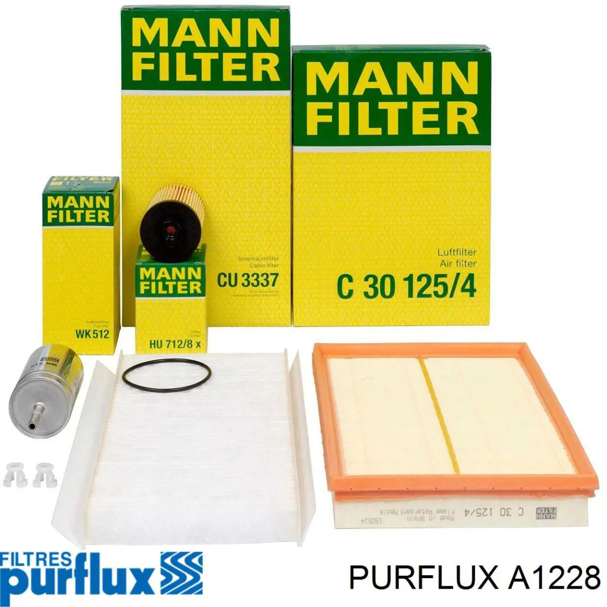 A1228 Purflux Повітряний фільтр двигуна