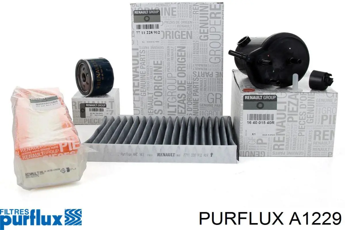 Елемент повітряного фільтра Purflux A1229 ціна, від 5.62 USD