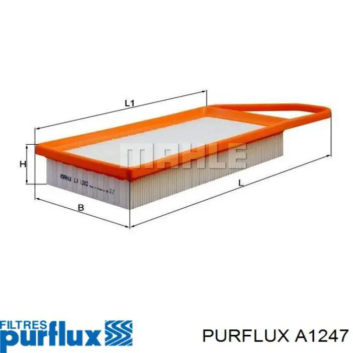 Повітряний фільтр A1247 Purflux