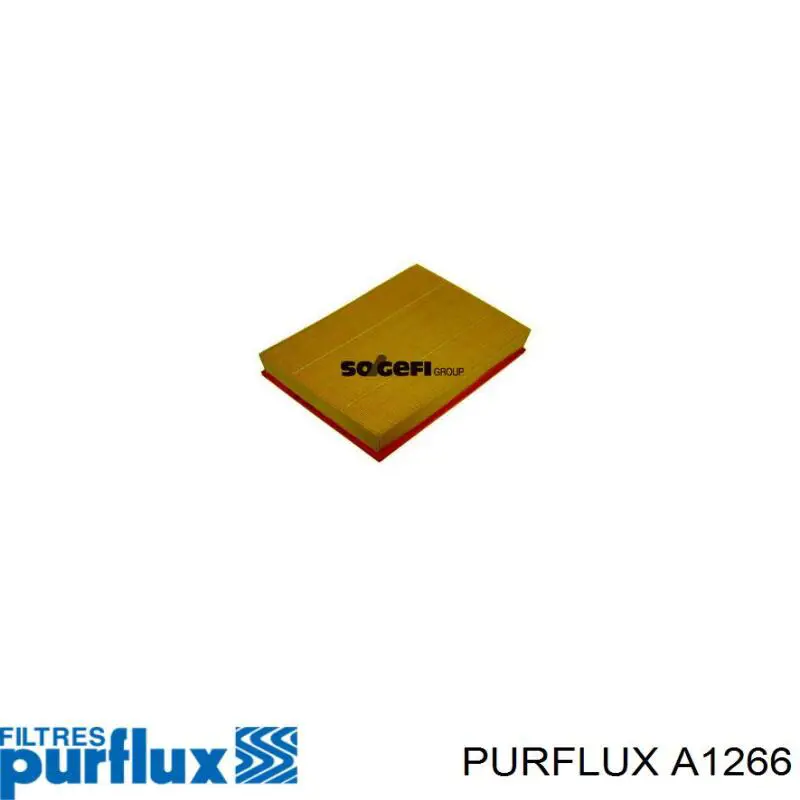 A1266 Purflux Повітряний фільтр двигуна