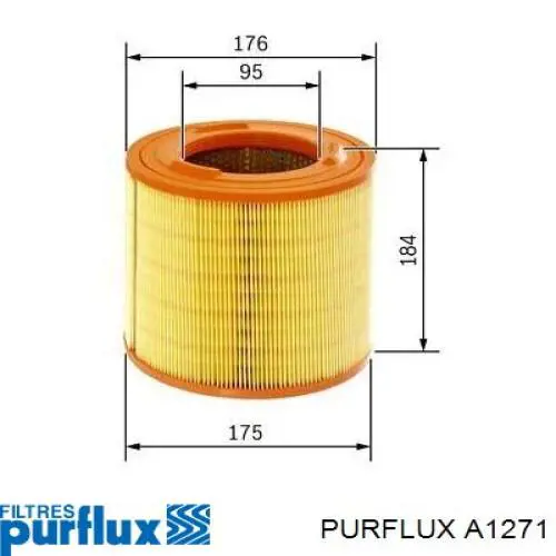 Купити A1271 Purflux Автомобільний фільтр повітря