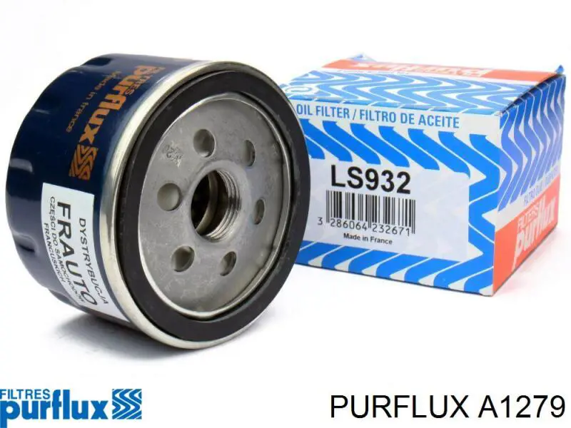 Повітряний фільтр A1279 Purflux