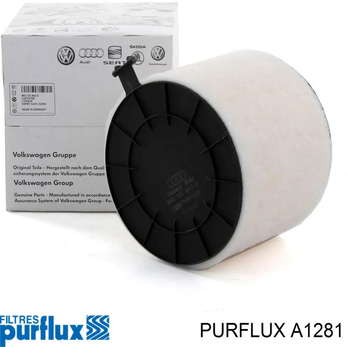 A1281 Purflux фільтр повітряний